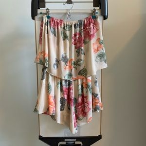 Sleeveless Floral Romper